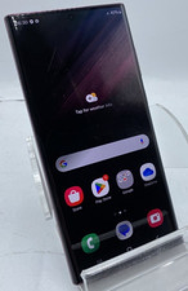 *Riss auf Display* Samsung Galaxy S22 Ultra 128GB entsperrt lila Smartphone