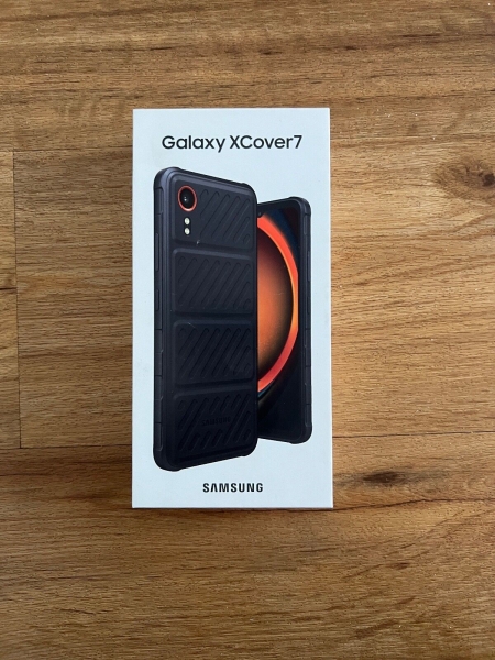Samsung Galaxy XCover7 G556 5G Smartphone 128GB 6GB RAM schwarz 50MP Kamera NEU