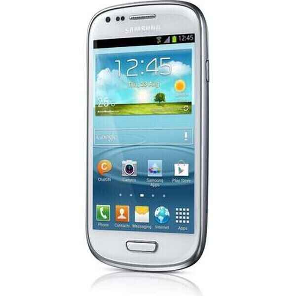Smartphone „Samsung Galaxy S3 mini“, Android 4.4, 4 Zoll AMOLED-Display, 8 GB