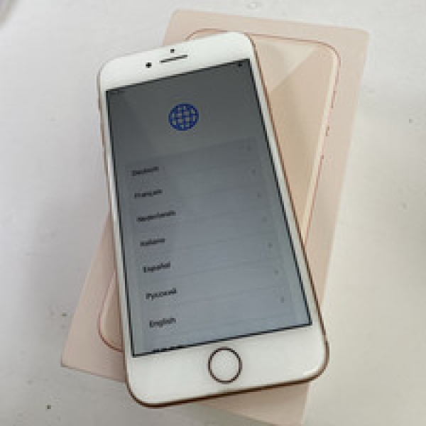 Apple iPhone 8 Smartphone, 64GB, entsperrt, gold, A1897 – originalverpackt