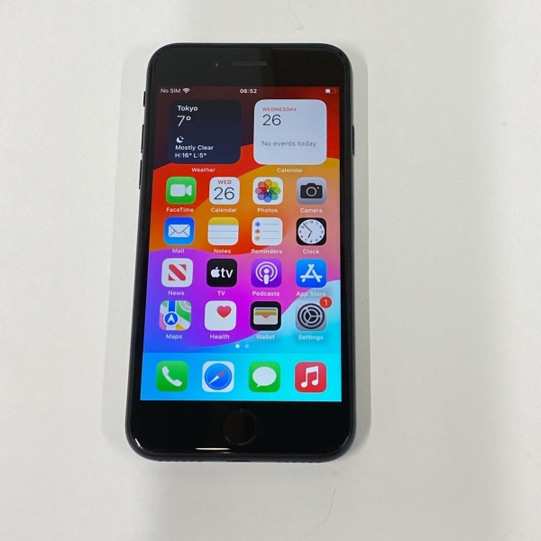 iPhone SE 2022 64GB schwarz Netzwerk entsperrt 95% Akku iOS17 Smartphone – Fair