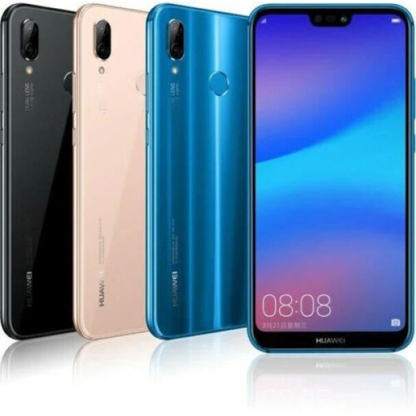 Huawei P20 LITE 64GB schwarz blau pink 4G LTE Single Sim Netzwerk entsperren Smartphone