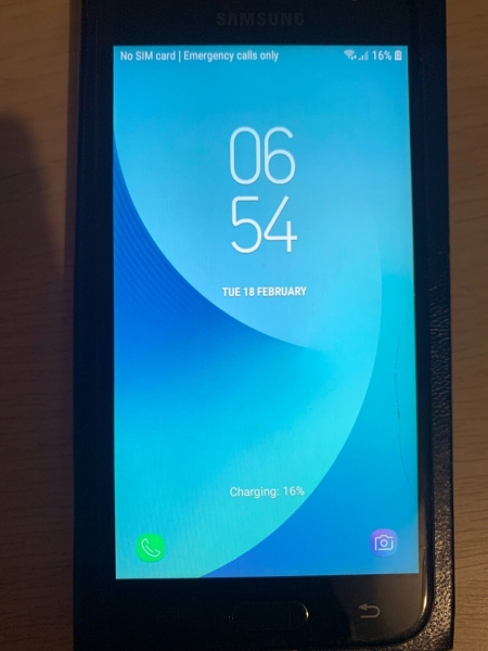 Samsung Galaxy J3 SM-J330F – 16 GB – schwarz (entsperrt) Smartphone