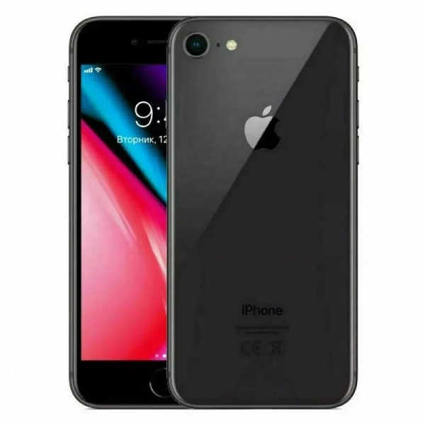 Apple iPhone 8 64GB schwarz entsperrt Smartphone 1 Jahr Garantie Klasse „B“