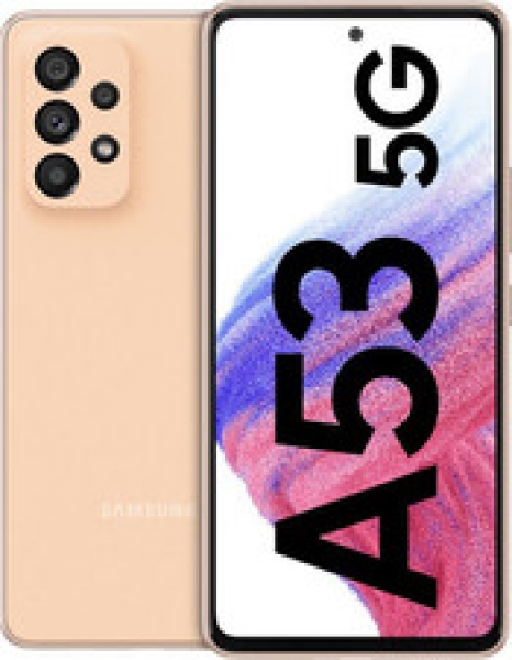 SAMSUNG Galaxy A53 5G 128GB Peach – Sehr Gut – Smartphone