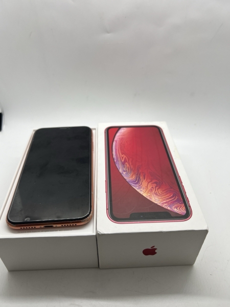 Apple iPhone XR 64GB Smartphone koralle entsperrt 81% Akku Grade B Smartphone