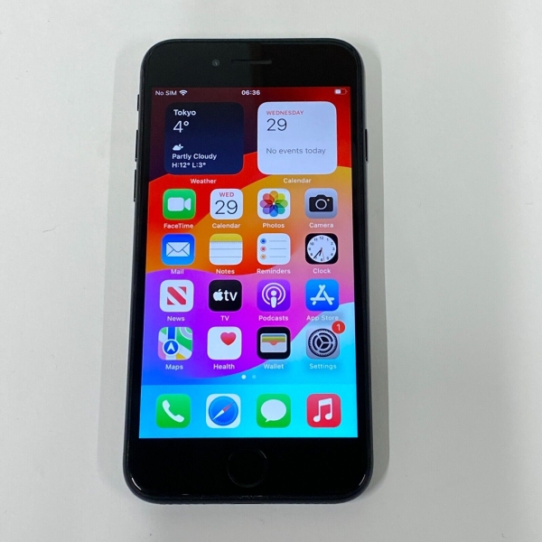 iPhone SE 2022 64GB Schwarz Netzwerk Entsperrt Apple Smartphone Fairer Zustand