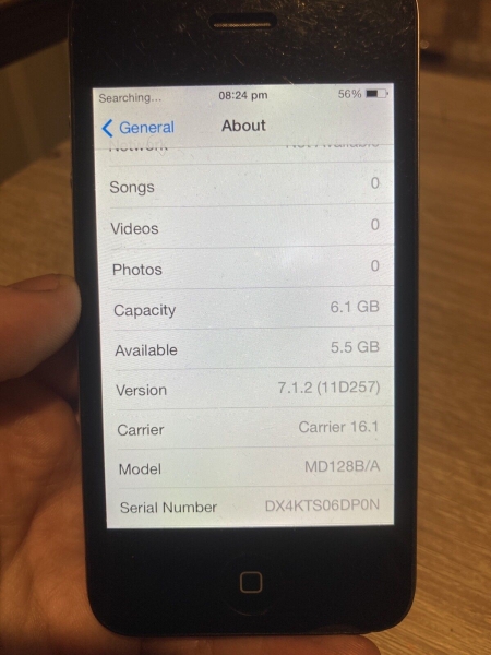 Apple iPhone 4 16GB schwarz (O2) A1332 Smartphone C9