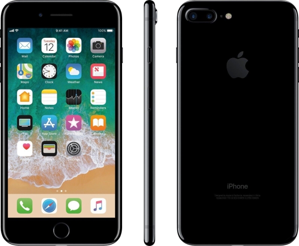 Apple iPhone 7 Plus – 32GB – Schwarz Ohne Simlock A1784 (GSM) Simfrei Guter Zustand