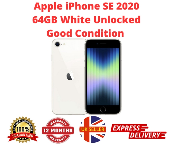 Apple iPhone SE 2020 2. Gen weiß 64GB ENTSPERRT Smartphone 1 Jahr Garantie