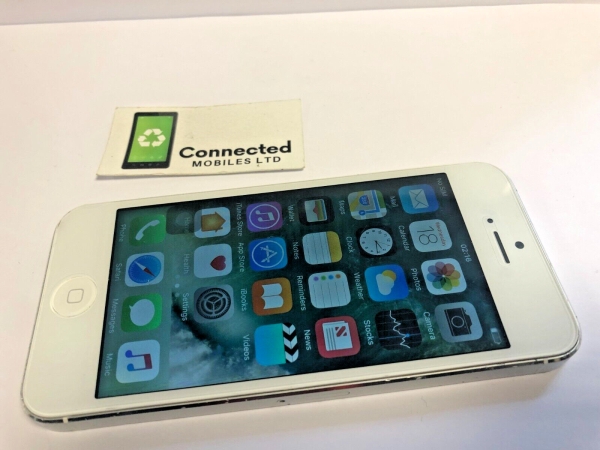 Apple iPhone 5 A1429 – 16GB – weiß silber (entsperrt) iOS Smartphone mit Schaden