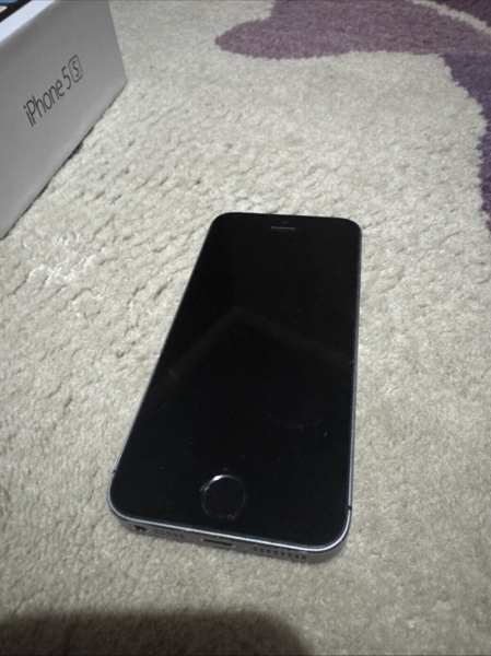 Apple iPhone 5s 16gb Space Grau – Entsperrt. Verpackt mit neuen Ohrhörern & Stecker
