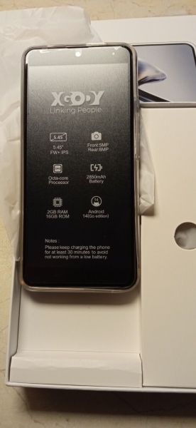Smartphone XGODY X32-5,45″-Android 14-2GB+16GB-8 Core-NEU(Sonstige)