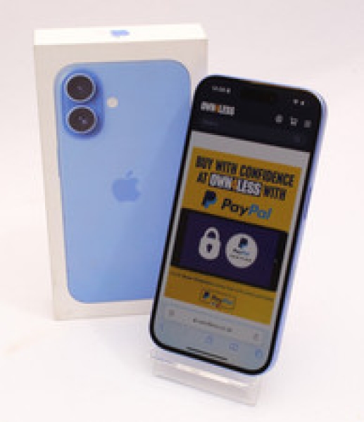 iPhone 16 128GB Smartphone – Blau – 100% BH – 6 Monate Apple Garantie (A)