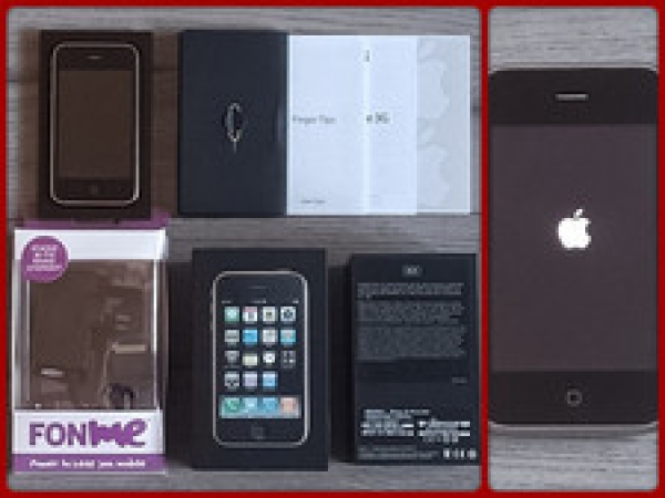 Apple iPhone 3G (A1241) Sammler Smartphone, 8GB (Vodafone). Originalkarton & Co