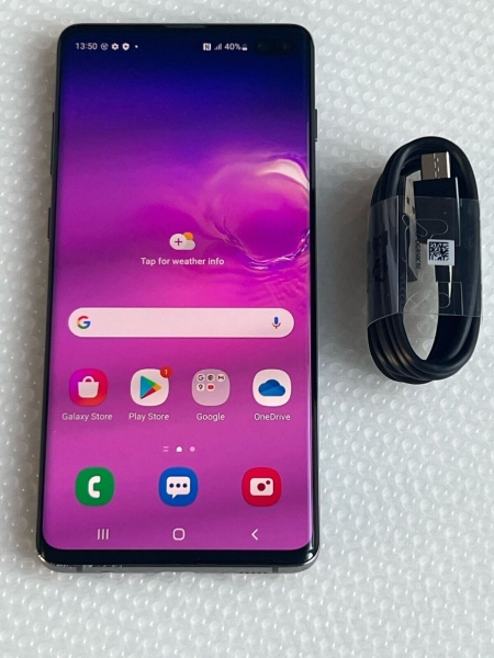 SAMSUNG GALAXY S10+ PLUS SCHWARZ 128GB ENTSPERRT SEHR GUTER ZUSTAND SMARTPHONE