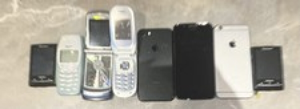 Alte Handy Sammlung