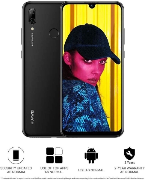 Huawei P Smart (2019) 64GB entsperrt Android Smartphone – Midnight Black