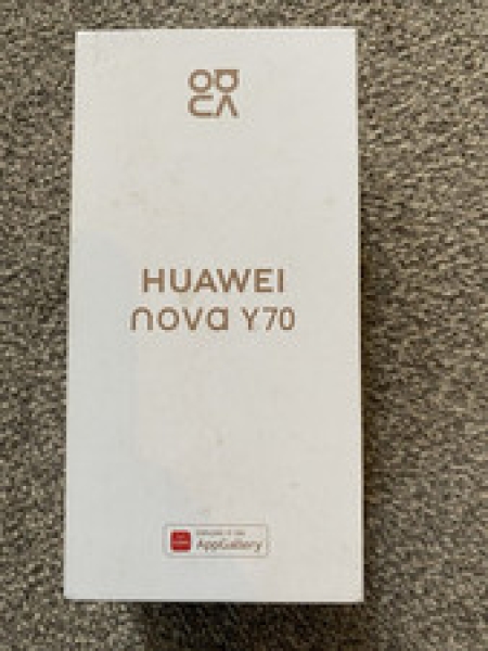 HUAWEI📱2022 SMARTPHONE📱NOVA Y70 MOBILE📱4G-128GB📱SCHWARZ📱ENTSPERRT📱ANDROID📱