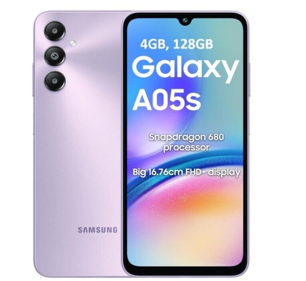 Samsung Galaxy A05s 128GB 4GB RAM – 50MP Kamera – 5000mAh – Snapdragon 680