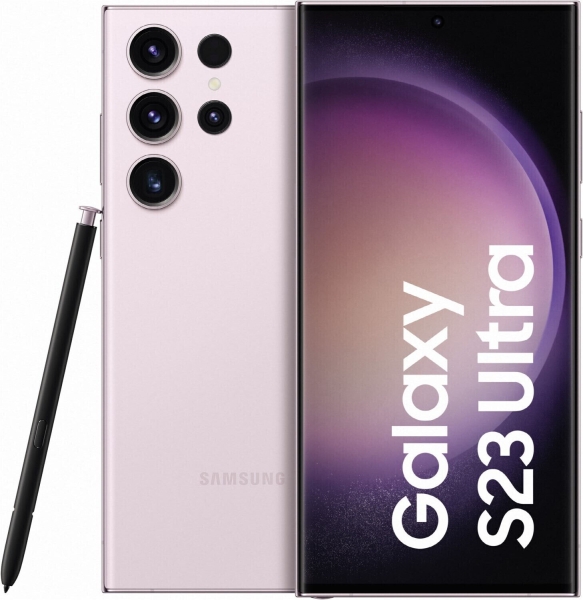 Samsung Galaxy S23 Ultra 5G S918B/DS Smartphone 512GB Violett Lavender – Wie Neu