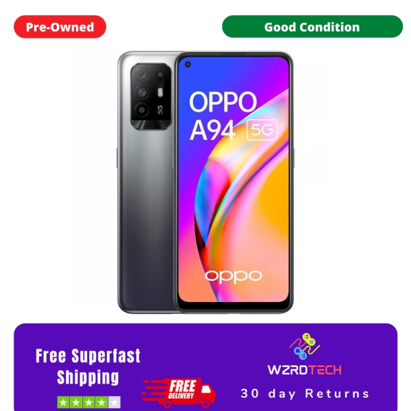 Oppo A94 5G – 128 GB – Smartphone schwarz (entsperrt) – „guter Zustand“