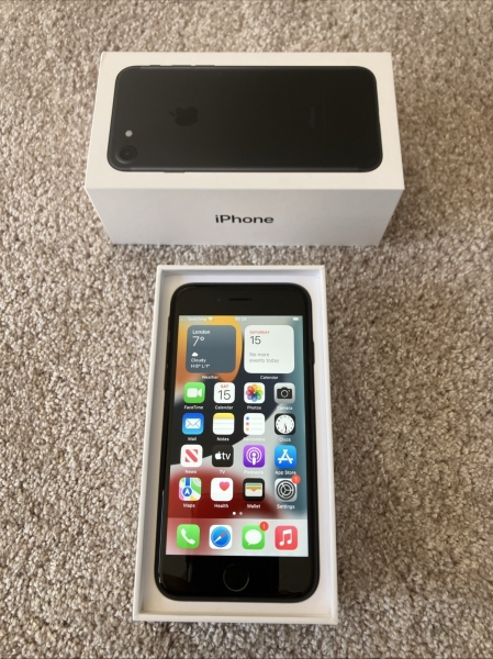 iPhone 7 Schwarz 32GB Tesco Netzwerk Sehr Guter Zustand