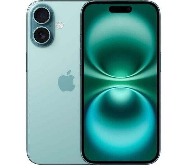 NEU Apple iPhone 16 128GB 5G 6,1″ SIM-frei Smartphone entsperrt türkis oder grün