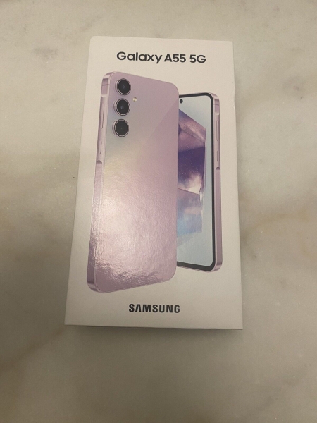 Samsung Galaxy A55 5G 128GB / 8GB Smartphone entsperrt Awesome Lilac
