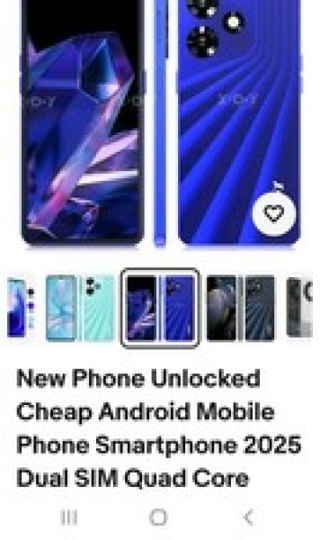 Neues unbenutztes Android Smartphone 2025 Dual Sim Quad Core 6,6″ Bildschirm