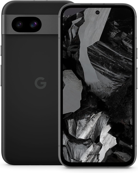 NEU Google Pixel 8a 5G Smartphone 128GB 8GB RAM Dual-SIM-frei entsperrt Obsidian