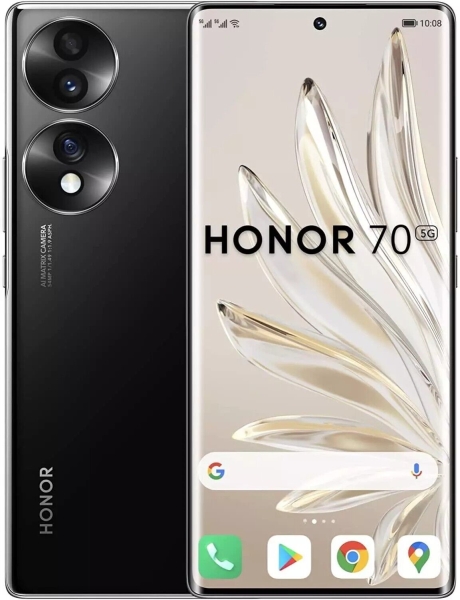 Honor 70 5G 8GB 128GB Google Android Handy Smartphone Midnight Black