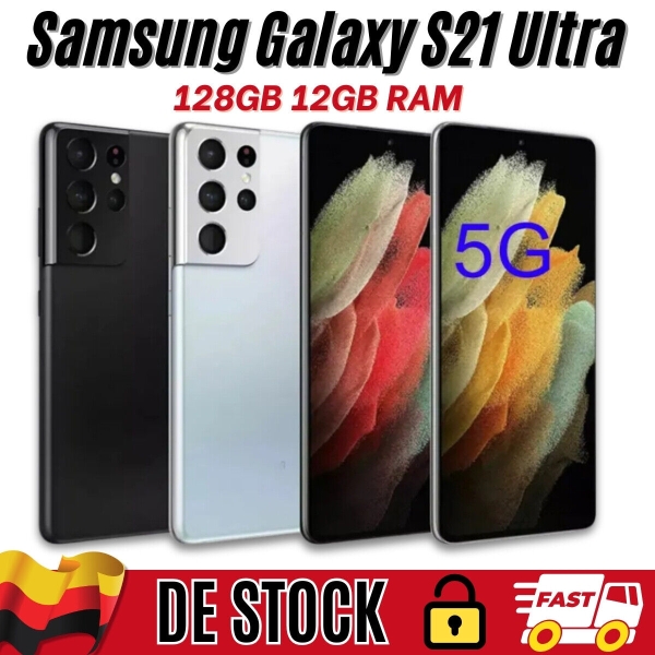 Samsung Galaxy S21 Ultra 5G SM-G998U Smartphone 128GB+12GB RAM Einzel-SIM Handys