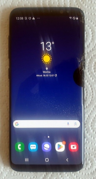 Smartphone Samsung Galaxy S8 – 5,8 Zoll Super-AMOLED SM-G950F 64GB – 4GB RAM
