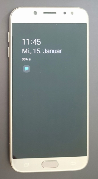 Samsung J7 J730F 16GB Dual Sim ohne Simlock Smartphone Silber groß LCD
