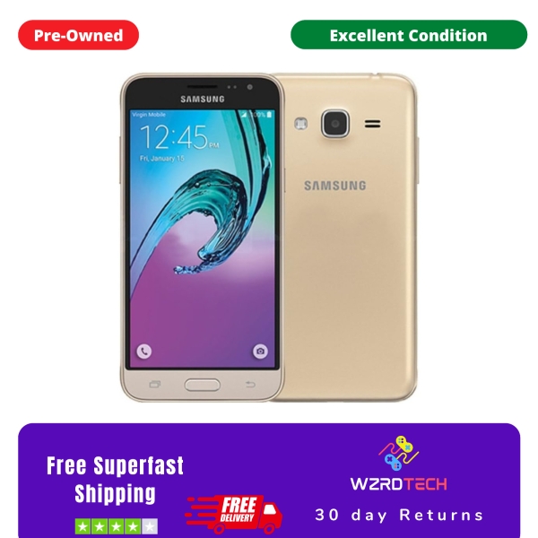 Samsung Galaxy J3 (2016) SM-J320FN 8GB entsperrt Smartphone „Top Zustand“