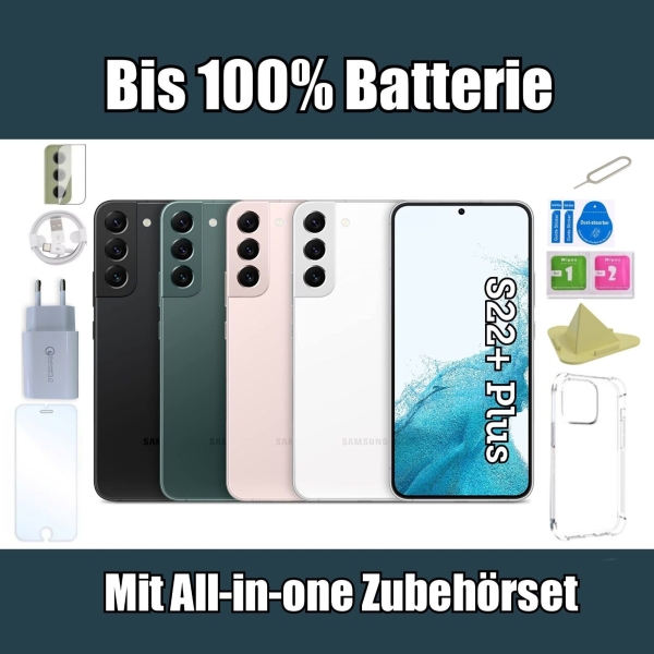 Samsung Galaxy S22+ Plus 5G – 128 256 GB – SM-S906B/DS – Smartphone ohne Simlock