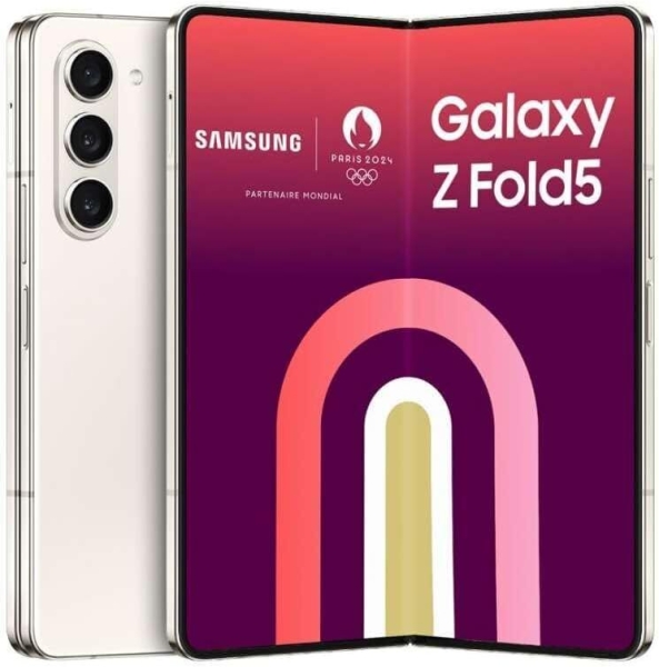 Samsung Galaxy Z Fold 5 12GB 256GB 5G Dual Sim Android Smartphone – Creme