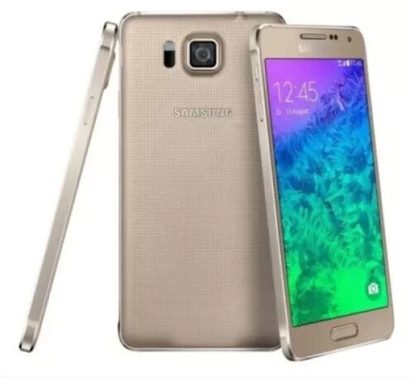 Samsung Galaxy Alpha Gold entsperrt 32GB 4,7″ 12MP 2GB RAM Android Smartphone-