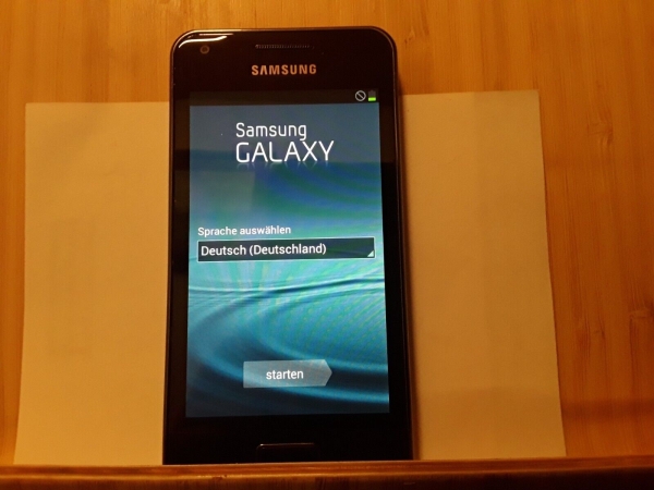 Handy Samsung Galaxy S Advance GT I9070 schwarz ohne Simlock Smartphone