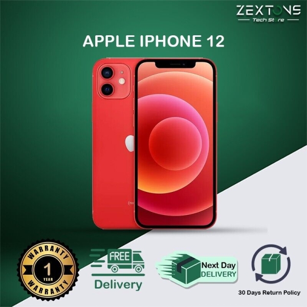 Apple iPhone 12 128GB rot 100% Akku Gesundheit iOS entsperrt Smartphone Zustand