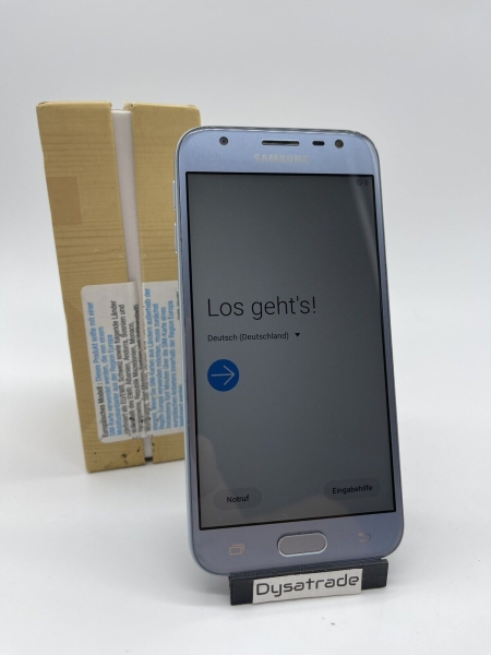 Samsung Galaxy J3 DUAL SIM 2017  Blau Neuwertig  Smartphone Android