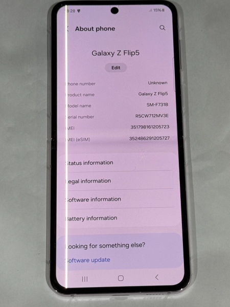 Samsung Galaxy Z Flip 5 SM-F731B – 256GB – lila (entsperrt) Smartphone – Line