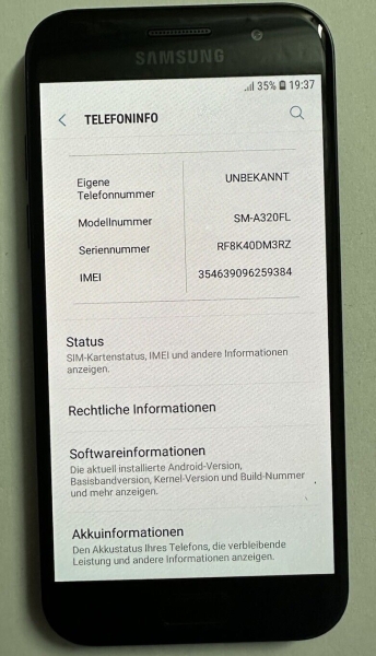 Smartphone Samsung Galaxy A3 SM-A320FL  #01 #