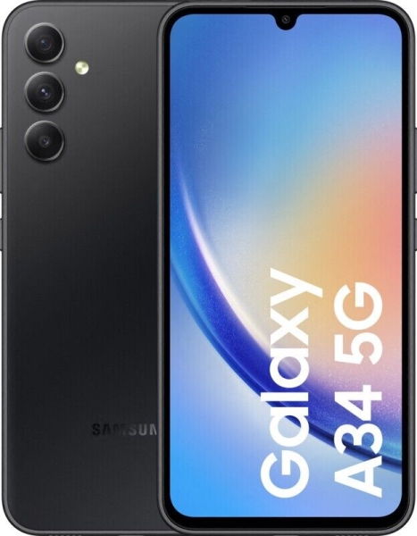 Samsung Galaxy A34 A346 5G Smartphone 128GB 6GB RAM awesome graphite LTE