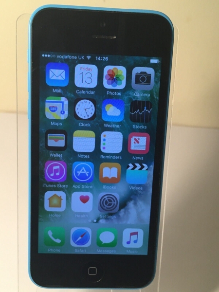 Apple iPhone 5C – 8GB – blau (entsperrt) Smartphone Handy voll funktionsfähig