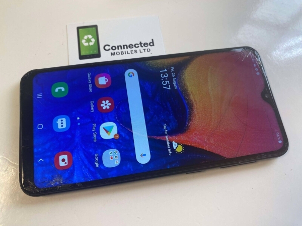 Samsung Galaxy A10 A105FN 32GB blau (entsperrt) Dual Sim Smartphone Display Risse