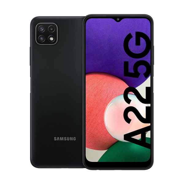 Samsung Galaxy A22 5G Dual SIM Smartphone 64GB Grau Gray – Wie Neu