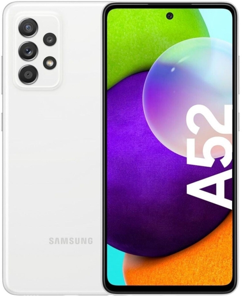 SAMSUNG Galaxy A52 4G 128GB Weiß – Sehr Gut – Smartphone