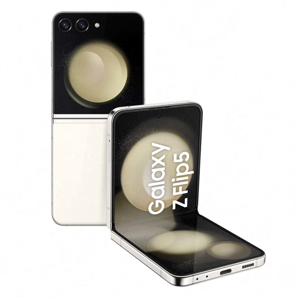 Samsung Galaxy Z Flip5 5G 512 GB Cream Dual Sim Smartphone Gut Gebraucht